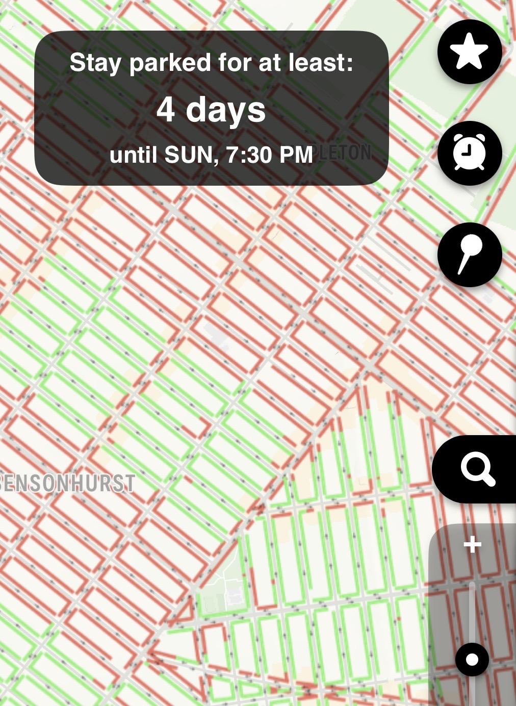 Grid filtered for a 4-day minimum stay